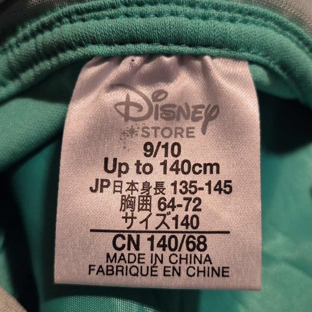 Disney Store Frozen Fever Elsa size 9/10 green tulle top and under dress, VGUC - Picture 5 of 7